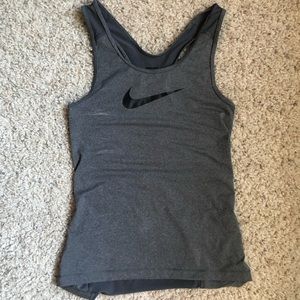 Gray Nike tank